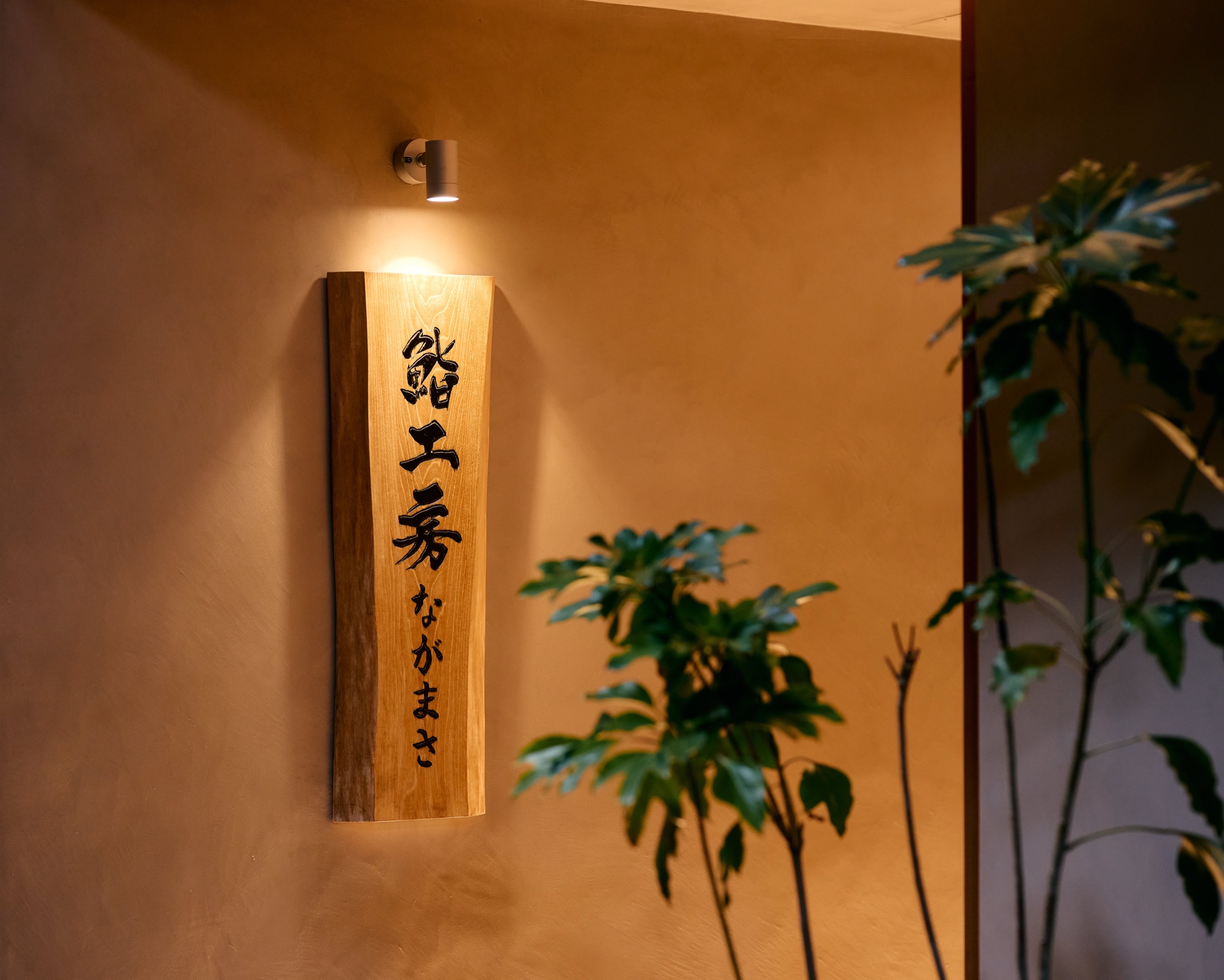 暖簾と看板